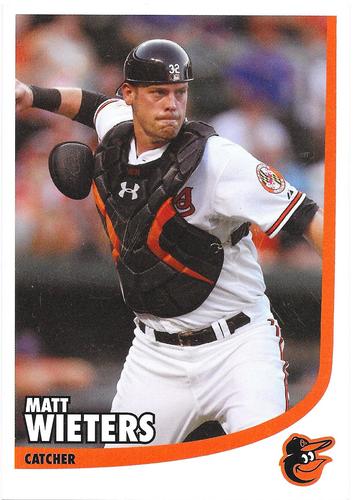 2016 Baltimore Orioles Photocards #NNO Matt Wieters Front