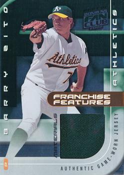 2002 Donruss Best of Fan Club - Franchise Features Materials #FF-26 Barry Zito Front
