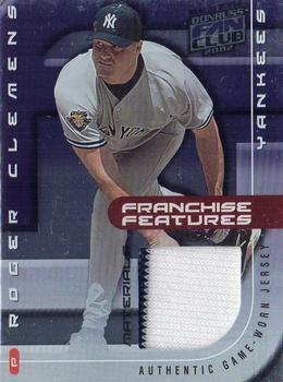 2002 Donruss Best of Fan Club - Franchise Features Materials #FF-29 Roger Clemens Front