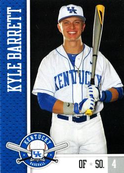 2014 Kentucky Wildcats #2 Kyle Barrett Front