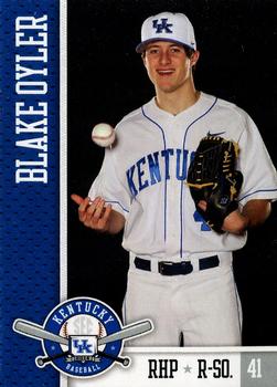 2014 Kentucky Wildcats #21 Blake Oyler Front