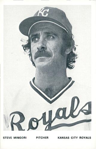1976 Kansas City Royals Photocards #NNO Steve Mingori Front