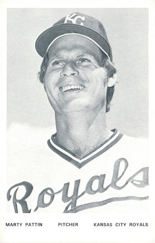1976 Kansas City Royals Photocards #NNO Marty Pattin Front