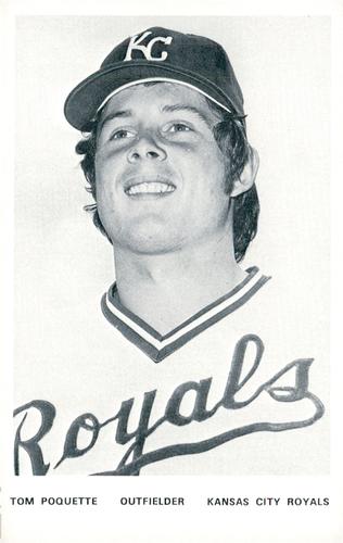 1976 Kansas City Royals Photocards #NNO Tom Poquette Front