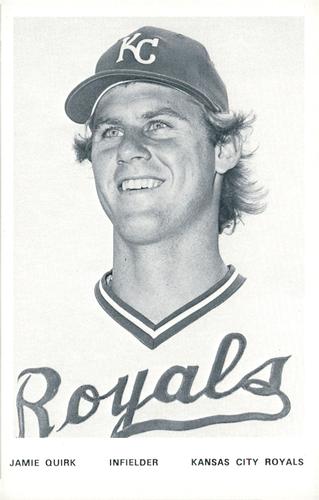 1976 Kansas City Royals Photocards #NNO Jamie Quirk Front