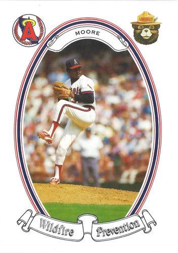 1986 California Angels Smokey #21 Donnie Moore Front