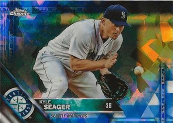 2016 Topps - Chrome Sapphire 65th Anniversary Edition #5 Kyle Seager Front