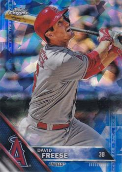 2016 Topps - Chrome Sapphire 65th Anniversary Edition #44 David Freese Front
