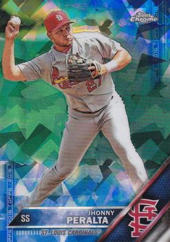 2016 Topps - Chrome Sapphire 65th Anniversary Edition #46 Jhonny Peralta Front