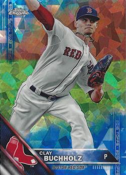 2016 Topps - Chrome Sapphire 65th Anniversary Edition #77 Clay Buchholz Front