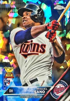 2016 Topps - Chrome Sapphire 65th Anniversary Edition #78 Miguel Sano Front