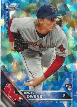 2016 Topps - Chrome Sapphire 65th Anniversary Edition #109 Henry Owens Front