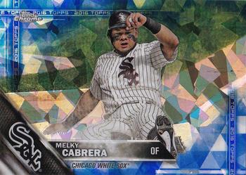 2016 Topps - Chrome Sapphire 65th Anniversary Edition #122 Melky Cabrera Front