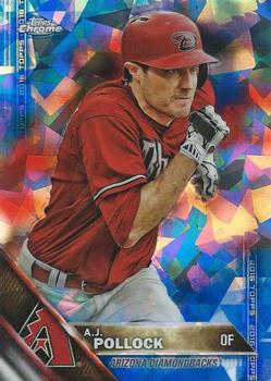 2016 Topps - Chrome Sapphire 65th Anniversary Edition #130 A.J. Pollock Front