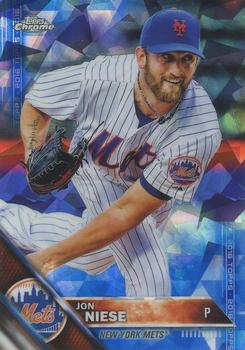 2016 Topps - Chrome Sapphire 65th Anniversary Edition #145 Jon Niese Front