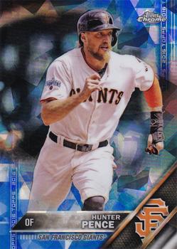 2016 Topps - Chrome Sapphire 65th Anniversary Edition #154 Hunter Pence Front