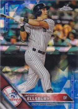 2016 Topps - Chrome Sapphire 65th Anniversary Edition #167 Jacoby Ellsbury Front