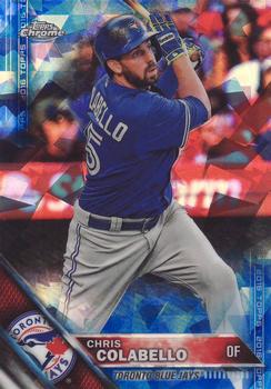 2016 Topps - Chrome Sapphire 65th Anniversary Edition #214 Chris Colabello Front