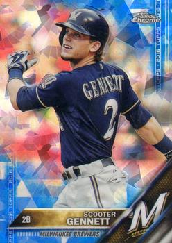 2016 Topps - Chrome Sapphire 65th Anniversary Edition #225 Scooter Gennett Front