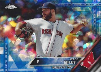 2016 Topps - Chrome Sapphire 65th Anniversary Edition #301 Wade Miley Front