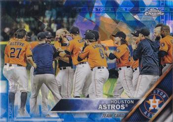 2016 Topps - Chrome Sapphire 65th Anniversary Edition #302 Houston Astros Front