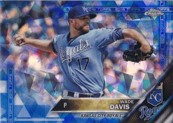 2016 Topps - Chrome Sapphire 65th Anniversary Edition #307 Wade Davis Front