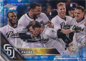 2016 Topps - Chrome Sapphire 65th Anniversary Edition #315 San Diego Padres Front