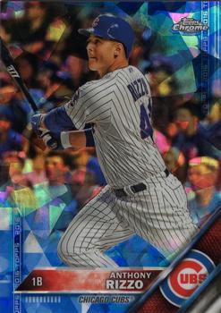 2016 Topps - Chrome Sapphire 65th Anniversary Edition #327 Anthony Rizzo Front