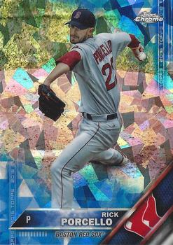 2016 Topps - Chrome Sapphire 65th Anniversary Edition #608 Rick Porcello Front