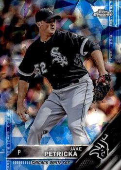 2016 Topps - Chrome Sapphire 65th Anniversary Edition #663 Jake Petricka Front