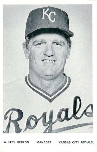 1978 Kansas City Royals Photocards #NNO Whitey Herzog Front