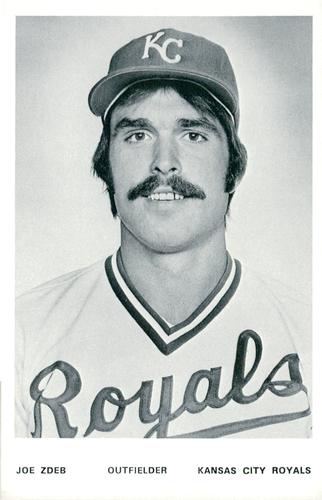 1978 Kansas City Royals Photocards #NNO Joe Zdeb Front