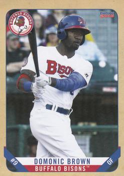 2016 Choice Buffalo Bisons #05 Domonic Brown Front