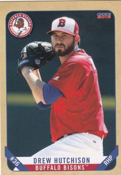 2016 Choice Buffalo Bisons #11 Drew Hutchison Front