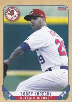 2016 Choice Buffalo Bisons #14 Bobby Korecky Front