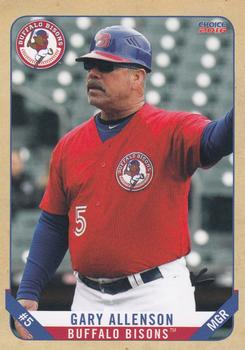 2016 Choice Buffalo Bisons #26 Gary Allenson Front