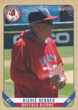2016 Choice Buffalo Bisons #28 Richie Hebner Front