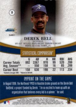 1999 Topps Gold Label #14 Derek Bell Back