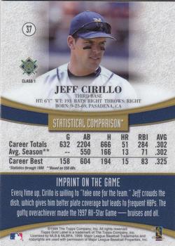 1999 Topps Gold Label #37 Jeff Cirillo Back