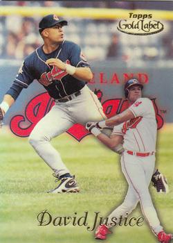 1999 Topps Gold Label #38 David Justice Front