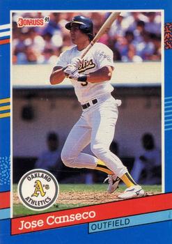 1991 Donruss - Previews #11 Jose Canseco Front