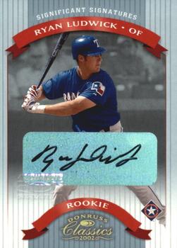 2002 Donruss Classics - Significant Signatures #147 Ryan Ludwick Front