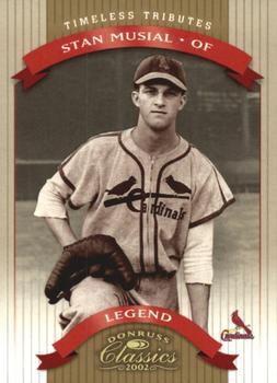 2002 Donruss Classics - Timeless Tributes #167 Stan Musial Front