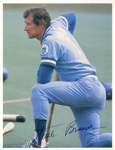 1979 Kansas City Royals Photocards #NNO Steve Braun Front