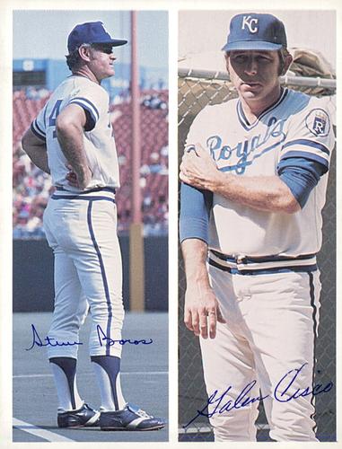 1979 Kansas City Royals Photocards #NNO Steve Boros / Galen Cisco Front