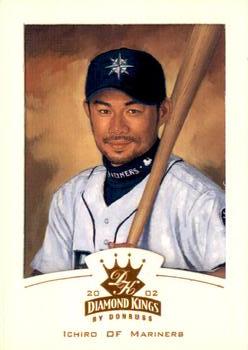 2002 Donruss Diamond Kings - Bronze Foil #74 Ichiro Suzuki  Front