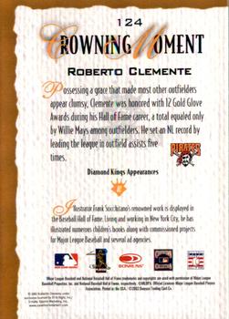 2002 Donruss Diamond Kings - Bronze Foil #124 Roberto Clemente  Back