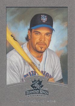2002 Donruss Diamond Kings - Silver Foil #67 Mike Piazza  Front