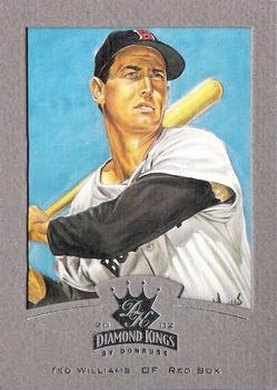 2002 Donruss Diamond Kings - Silver Foil #128 Ted Williams  Front