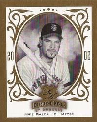 2002 Donruss Diamond Kings - T204 #RC-5 Mike Piazza  Front